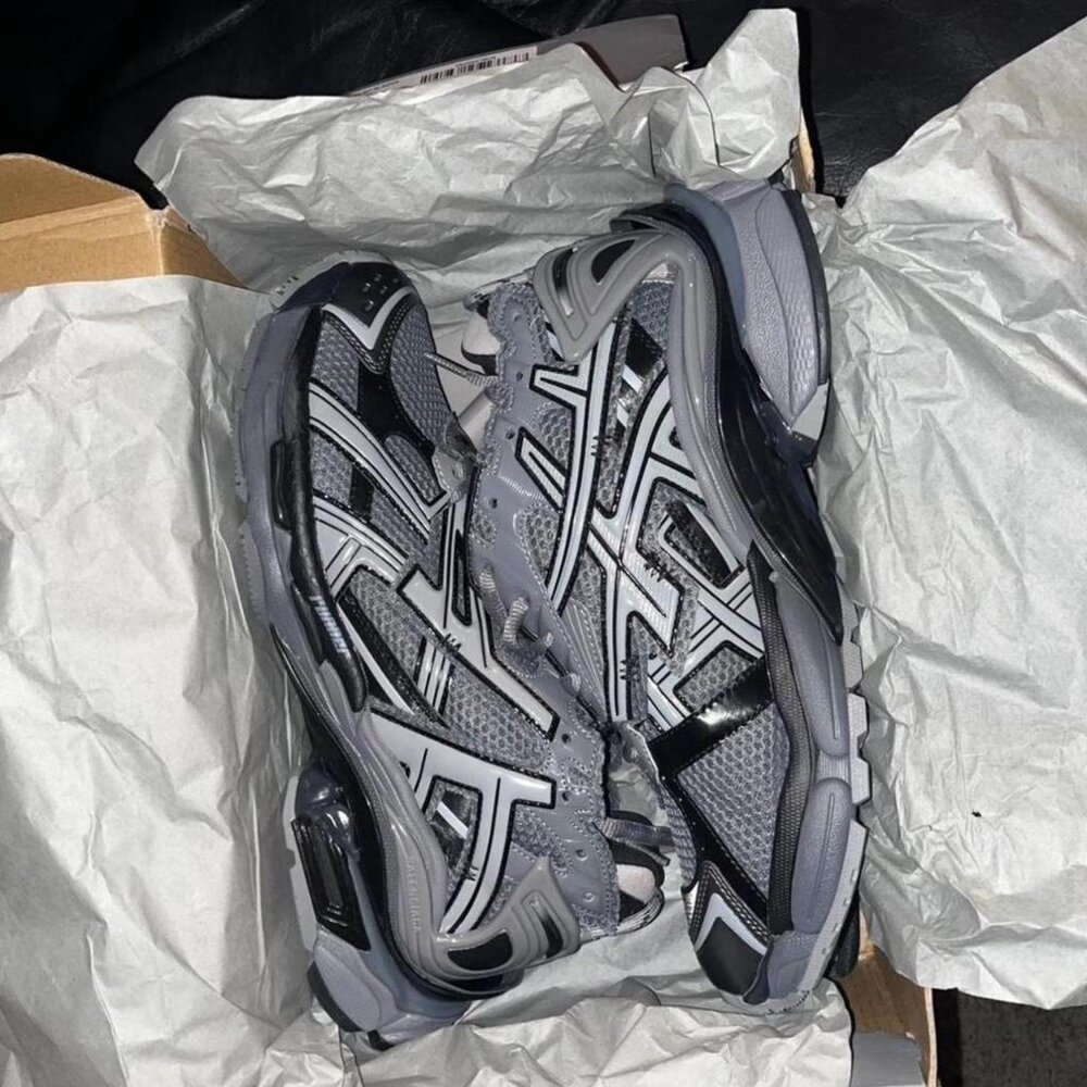 Black and grey balenciaga runner